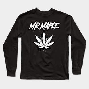 Mr. Maple (White Logo) Long Sleeve T-Shirt